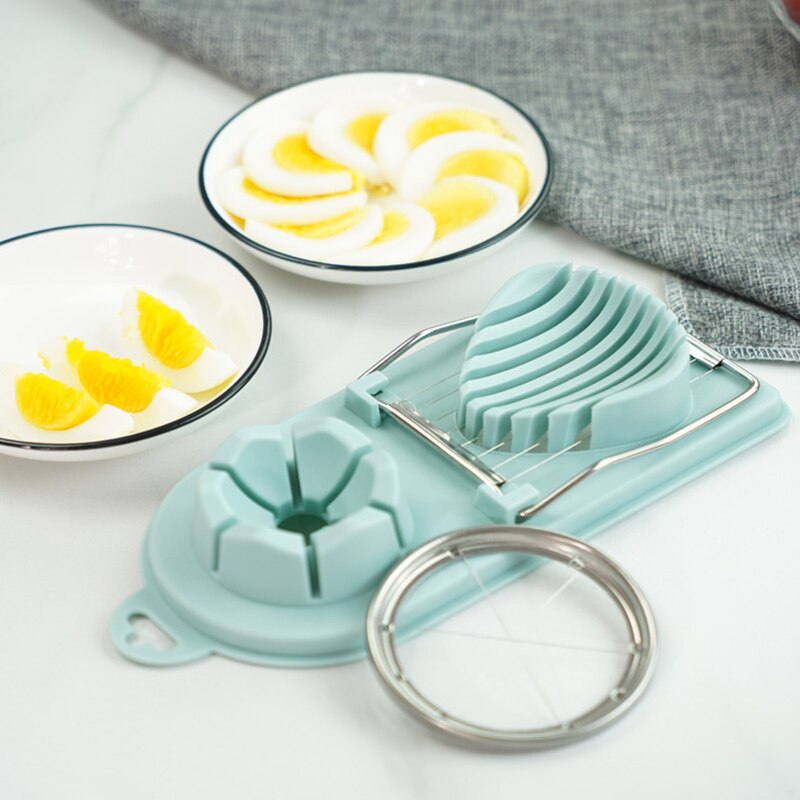 Multifunction Egg Slicers Stainless Steel Wire Egg Slicer Egg Splitter Cut Egg Device Kitchen Egg Tools Petal Shape Egg