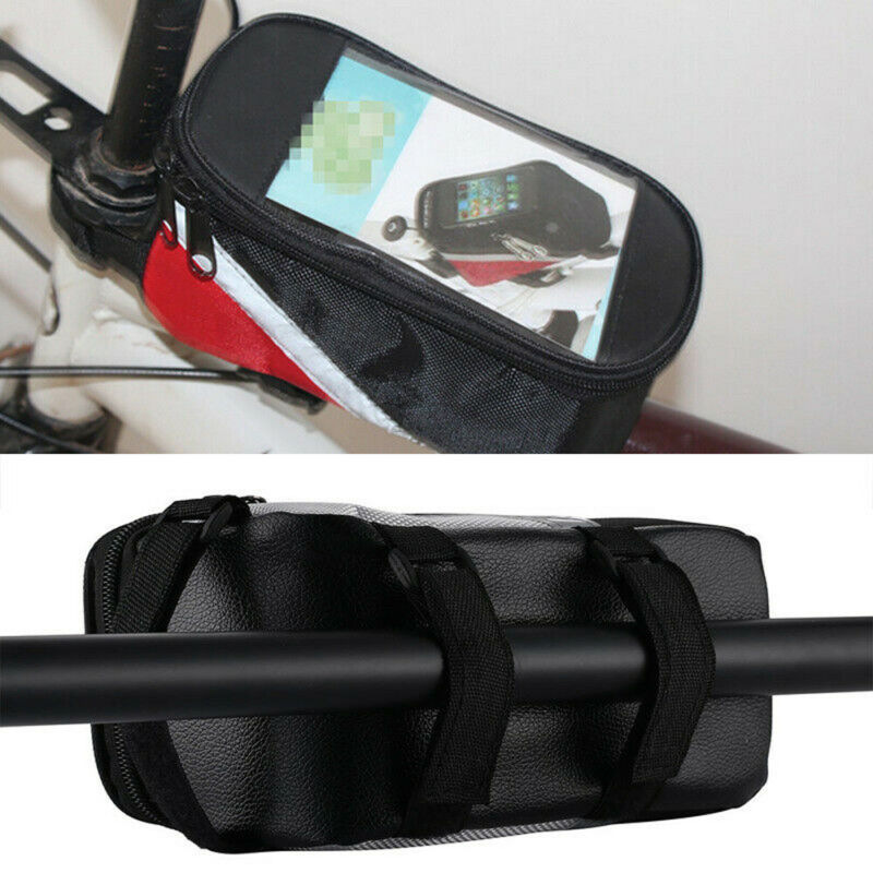 3 farver cykel cykel foran ramme taske rør taske vandtæt mobiltelefon pose holder mountainbike mtb tasker