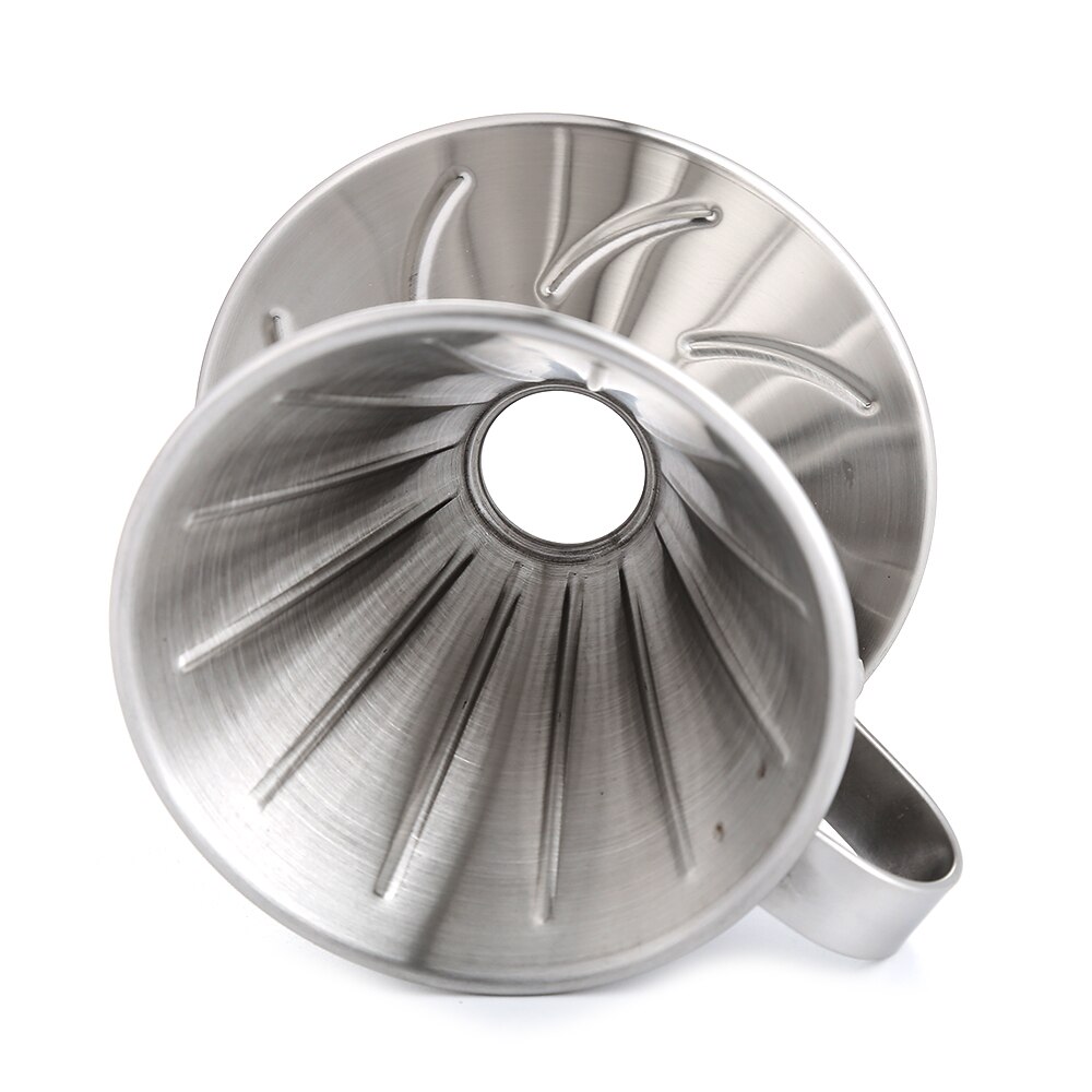 Realand Stainless Steel Clever Pour Over Coffee Dripper Brewer Cone Filter Coffee Maker with Perfect Stand