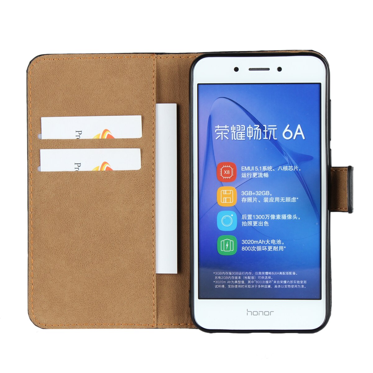 Prämie Leder kippen-Startseite Luxus Brieftasche Telefon fallen Für Huawei Ehre 6A karte Halfter Halfter telefon Hülse GG