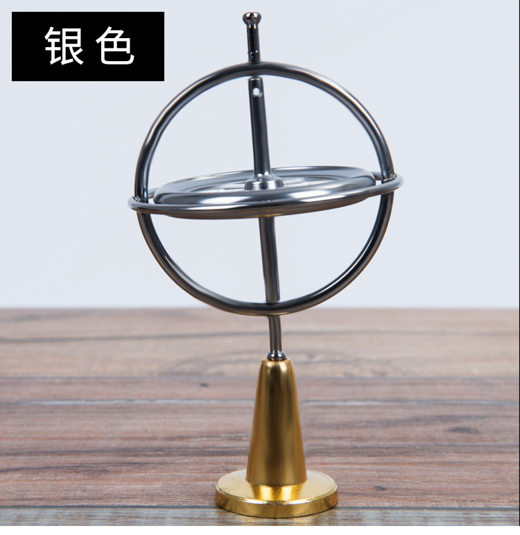 Kleurrijke Vingertop Gyro Zinklegering Decompressie Speelgoed Vinger Gyro Fabriek Metalen Gyroscoop: B