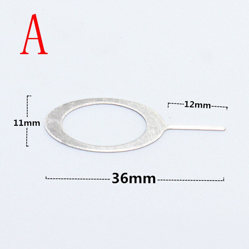 500Pcs/lot Metal Universal Sim Card Tray Pin Ejecting Removal Needle Opener Ejector For Mobile phone