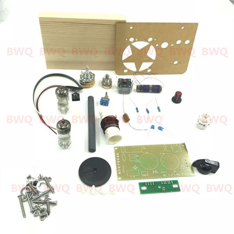 DC electronic tube Medium/Short wave dual purpose radio two band electronic tube radio Suite