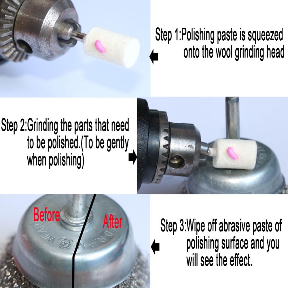 1Pc Diamond Polishing Lapping Paste Compound Metal Buffing Compound 5 Gram Grits 320# 10000# for Polishing Metal and Jewelry