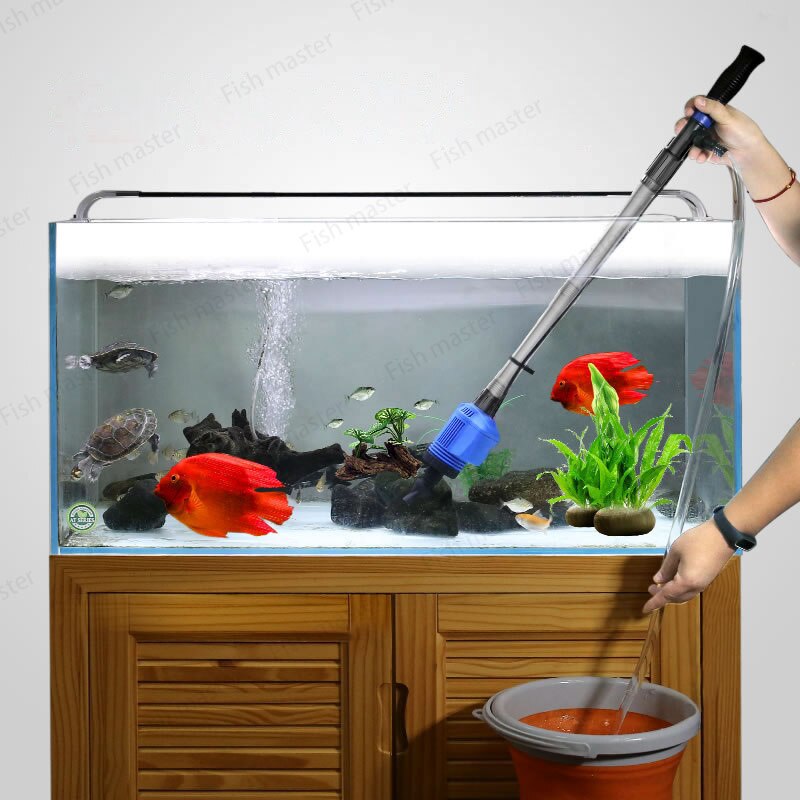 2.55meter Long Siphon Gravel Cleaner for Fish Tank Cleaning Washing Sand Changing Water.Aquarium Fish Tank Gravel Cleaner Water