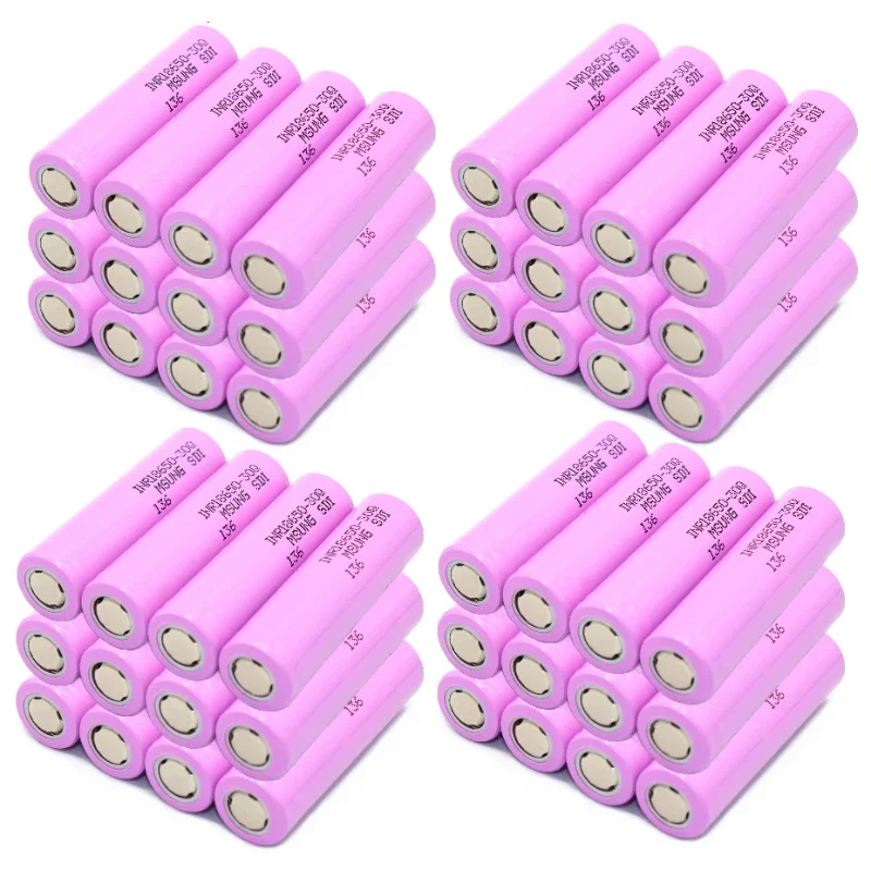 1-12 Uds 100% Original 3,7 V 3000mAh para INR18650 INR18650 30Q descarga de batería de iones de litio 20A baterías recargables linterna...