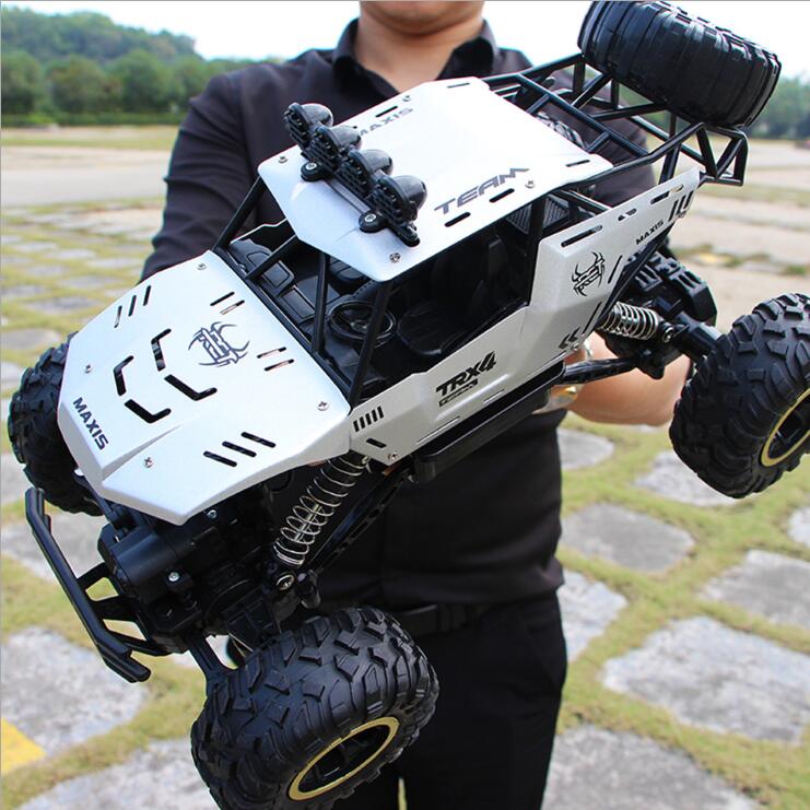 1:12 1:16 4WD RC Autos 2,4G Fernbedienung Modell Buggy High speed Off-Road Fahrzeug klettern Lkw Spielzeug jeeps für Jungen Kinder: 37cm new silver