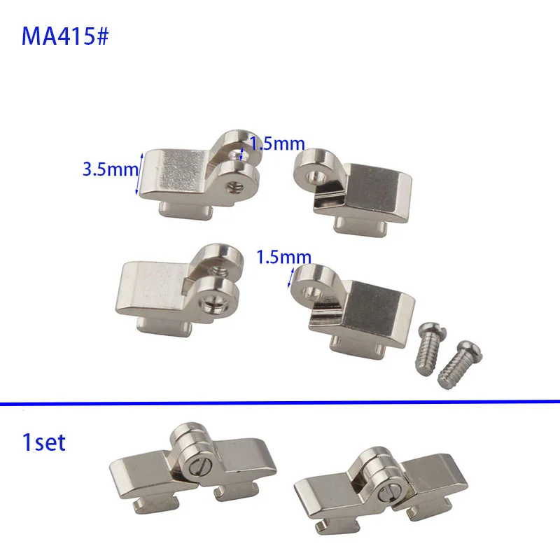 10 Sets Brillenscharnier für Brillengestell, Scharniere für die Reparatur von Brillen, universeller Ersatzscharnieren: Himmel Blau