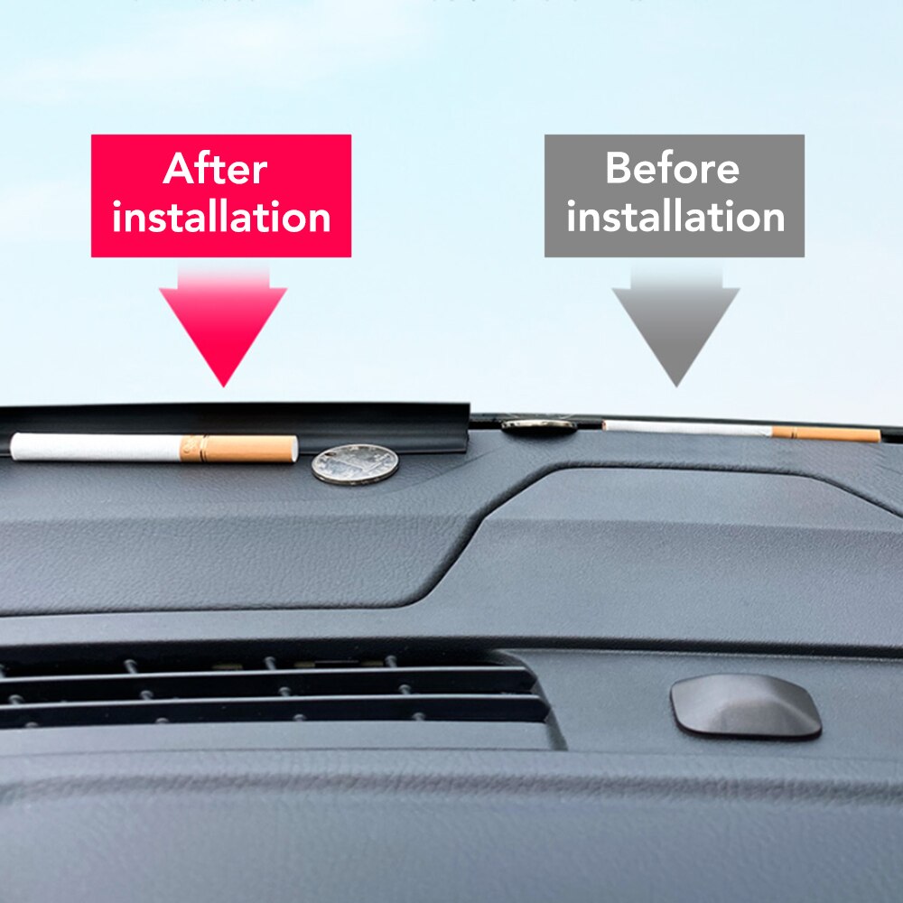 Bil dashboard tætningslister lydforsegling strip klistermærker til chevrolet cruze til fiat 500 til ford focus volvo til nissan qashqai