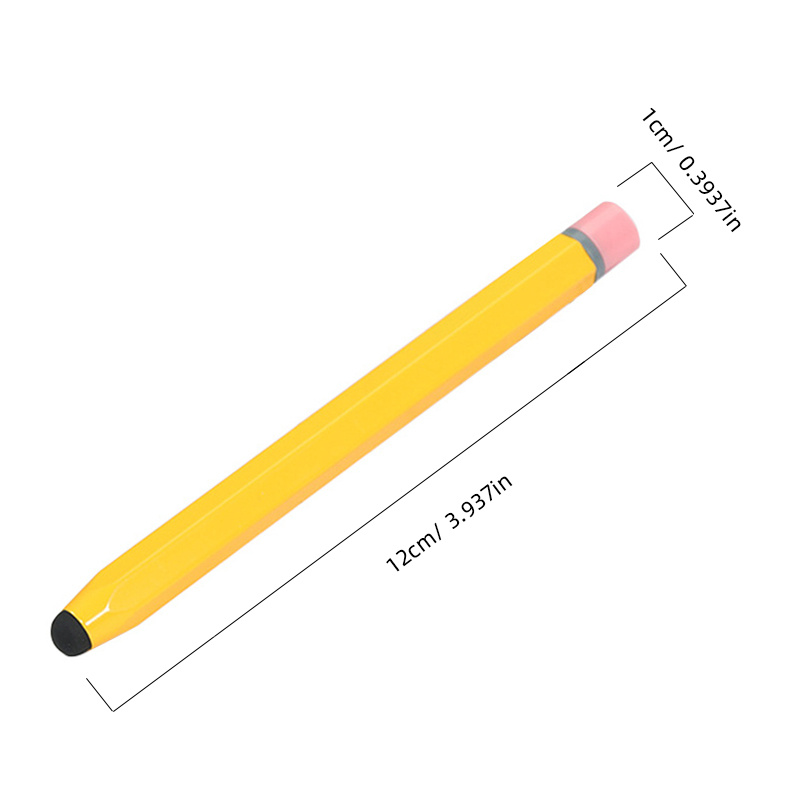 Stylet universel pour iOS Android, stylo tactile, crayon capacitif pour dessin, iPad, Samsung, Xiaomi, tablette, téléphone intelligent, stylet mignon: Orange