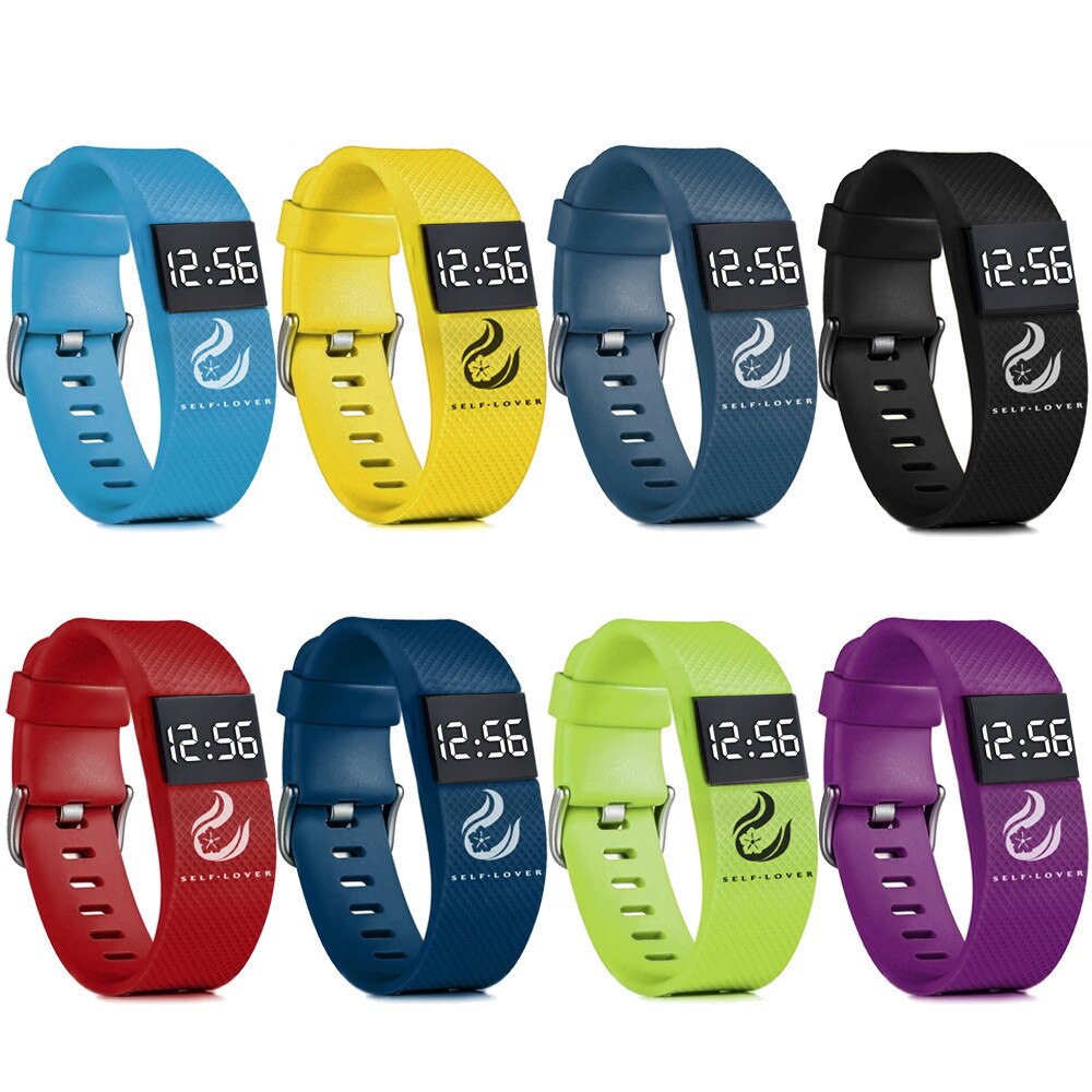 Reloj sencillo con anillo de mano Para Mujer, pulsera electrónica de deportiva Led, Reloj Deportivo Para hombre, ,
