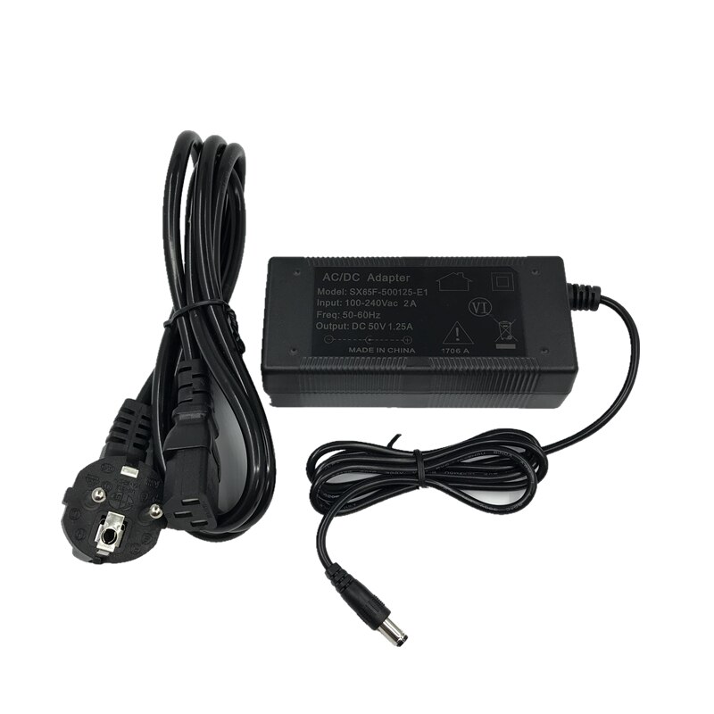 ANDDEAR-10/100 mbps rj45 switch poe 802.3af 4 poort voeding 15.5 w for a ip camera nvr ip telefoon wifi access point poe switch: Power plug50V1.25A