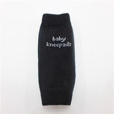 Ideacherry 1 Paar Baby Knie Pad Kinder Sicherheit Krabbeln Elbow Kissen Infant Kleinkind Bein Wärmer Knie Unterstützung Protector Baby Kniescheibe: Black