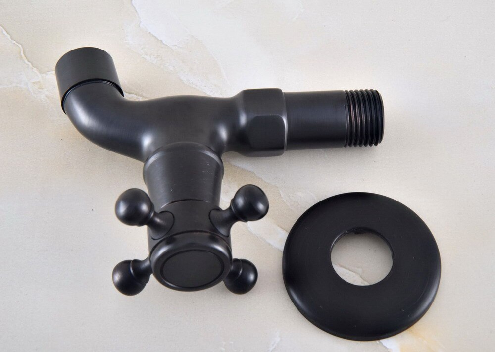 Oil Rubbed Bronze Outdoor Faucet Garden Water Tap / Mop Pool Faucet / Laundry Sink Cold Water Tap Bidcock Faucet Bav339