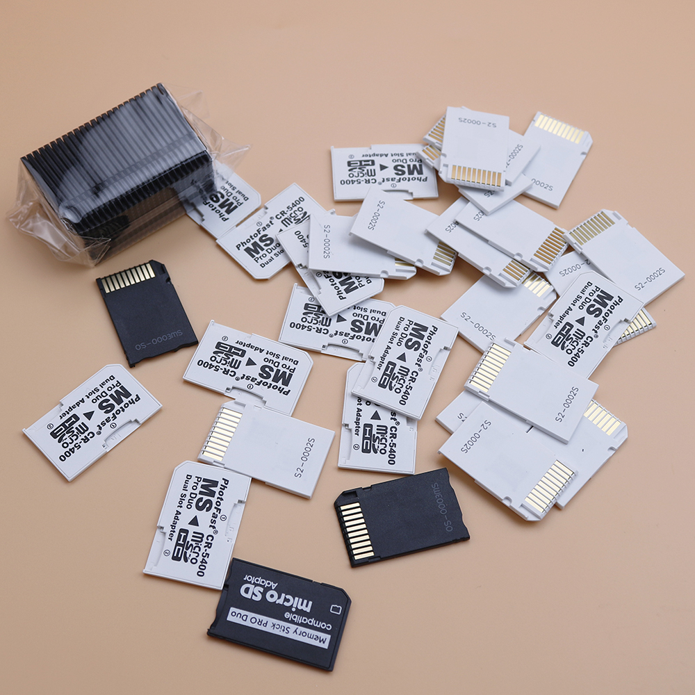 Adaptateur de carte mémoire Micro SD vers clé mémoire, 1 pièce, pour PSP Sopport Class10 Micro SD 2 go 4 go 8 go 16 go 32 go