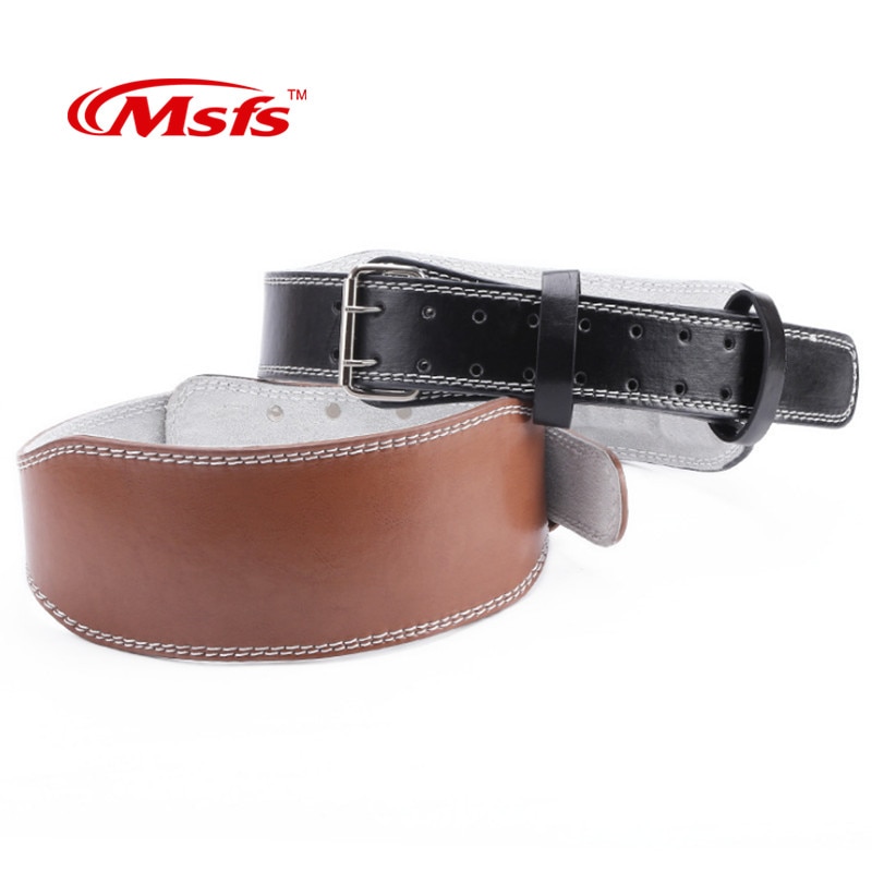 Weightlifting Belt PU Leather Gym Fitness Dumbbell Lumbar Support Crossfit Musculation Weight Lifting Belt