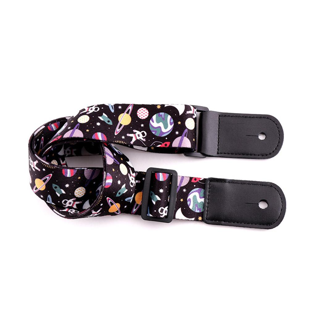 Härlig ukulele rem polyester flyg mönster band gitarr remmar 38mm*1.4m för barn