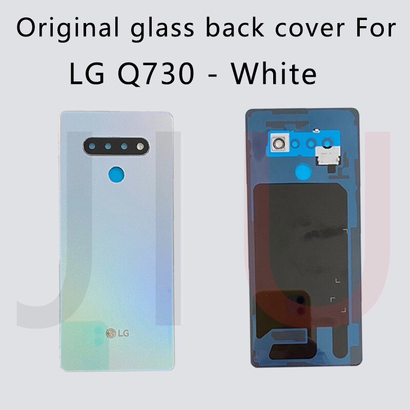 100% Origineel Voor Lg Stylo 6 / K71 / Q730 LMQ730 Back Cover Batterij Behuizing Deur Vervangende Onderdelen Met Camera lens Glas