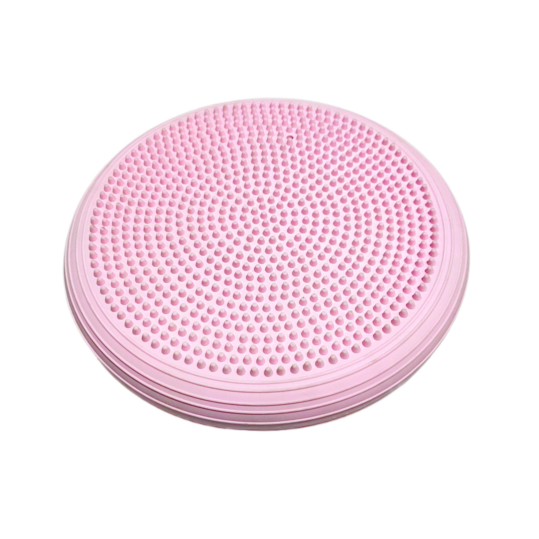 Palla da massaggio gonfiabile per yoga Tappetini per yoga sport Palestra fitness oscillare Stabilità Equilibrio Cuscino per discoteca Accessori per esercizi di ginnastica: Colore rosa