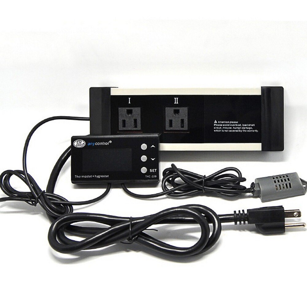KT4000 Digitale Thermostat Aquarium Thermostat Haustier zeitliche Koordinierung Buchse Temperatur Regler Wasserdicht 2 Bühne Heizung Kühlung Modus: uns Stecker