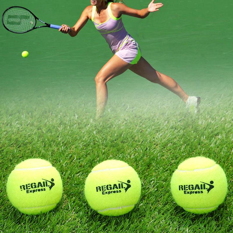Training Competition Tennis Ball High Elasticity Vanilla Green Universal