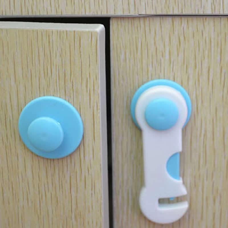 Candados de seguridad para cajones y armarios de bebé, cierres para frigorífico, bloqueadores de muebles, puertas para niños, cerradura de seguridad para niños pequeños, 4 Uds.