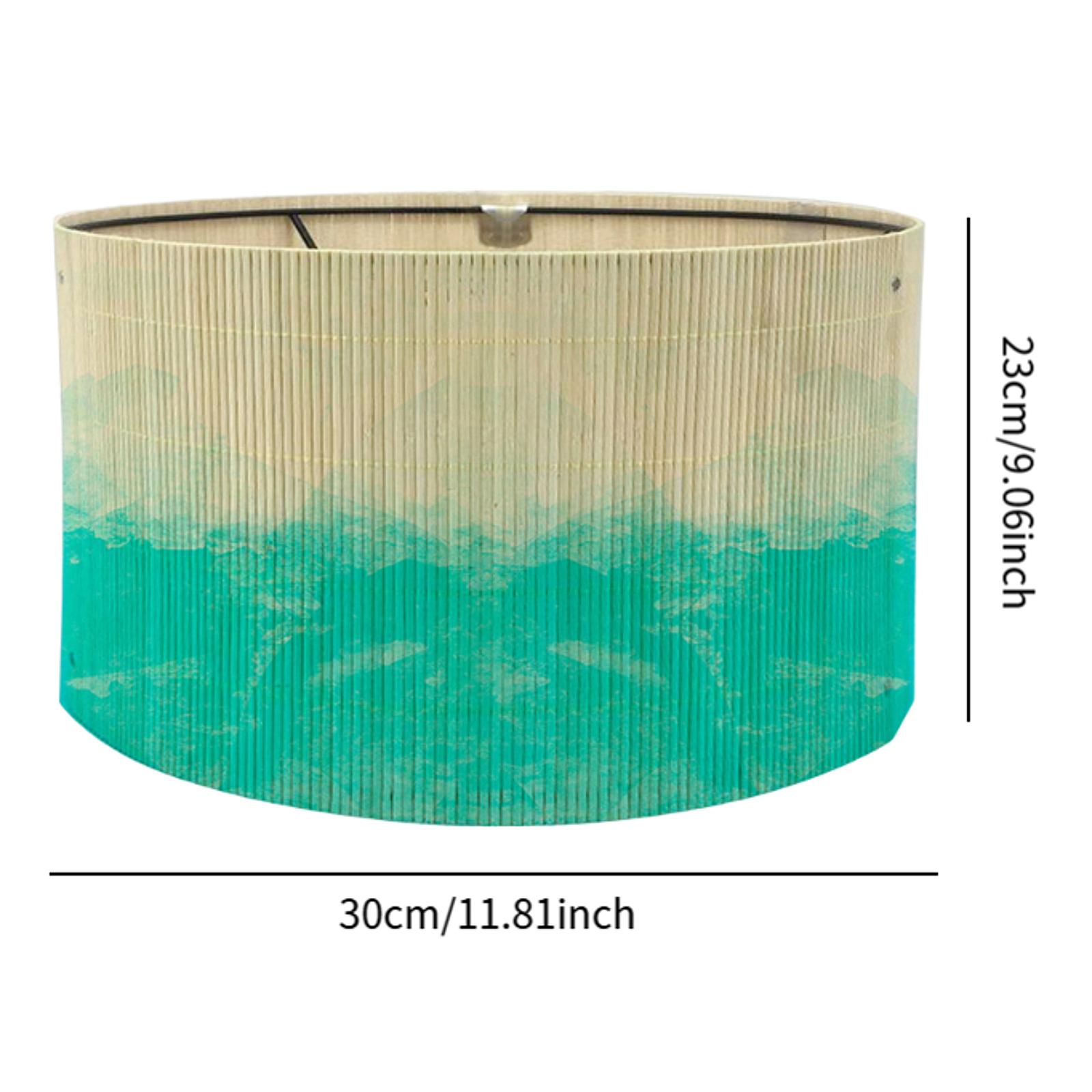 Drum Lampenkap E27 Slaapkamer Lampenkap Bamboe Lampenkappen Kroonluchter Lamp Lampenkap Voor Staande Lampen Hangende Bedlampjes