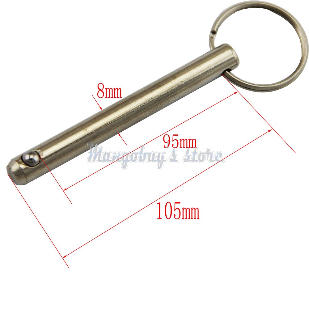 10PCS Boat Top Bimini Top Quick Release Ball Pin Marine Hardware Deck Hinge Replacement Accessories