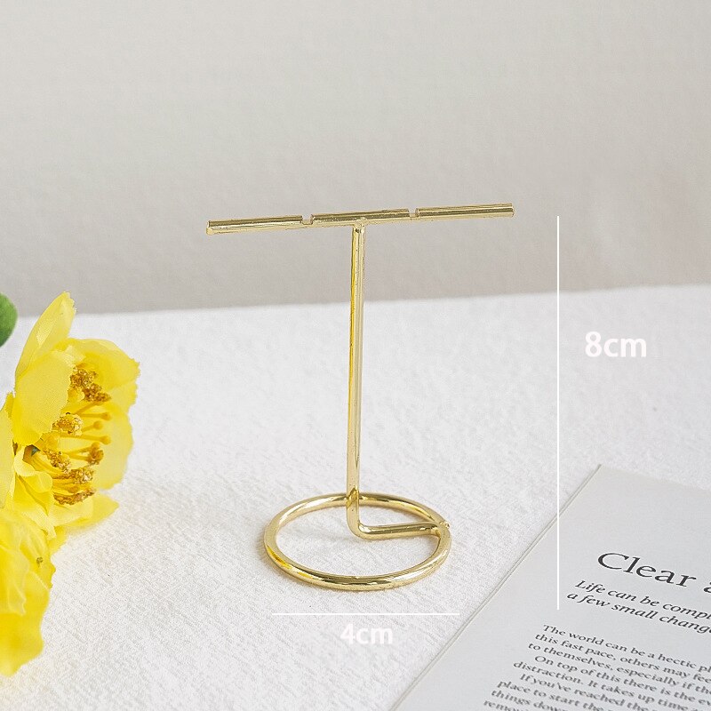 Metalen Beugel Sieraden Foto Studio Fotografie Props Fotografie Accessoires Voor Oorbellen, Ringen, Armbanden, Kettingen Schieten: No.1