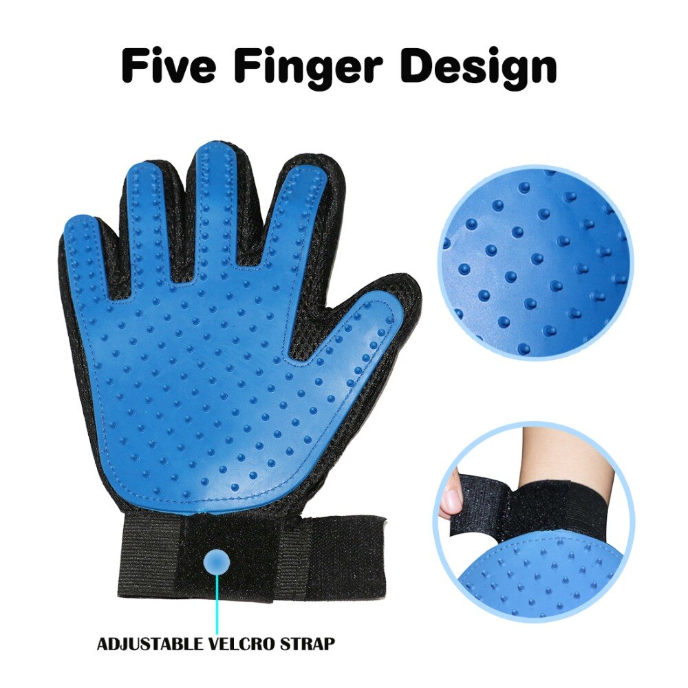 Kat Huisdier borstel Handschoen Deshedding Zachte Efficiënte Huisdier Massage Grooming Handschoen Hond Bad Kat schoonmaakproducten Huisdier Handschoen Hond kammen 35