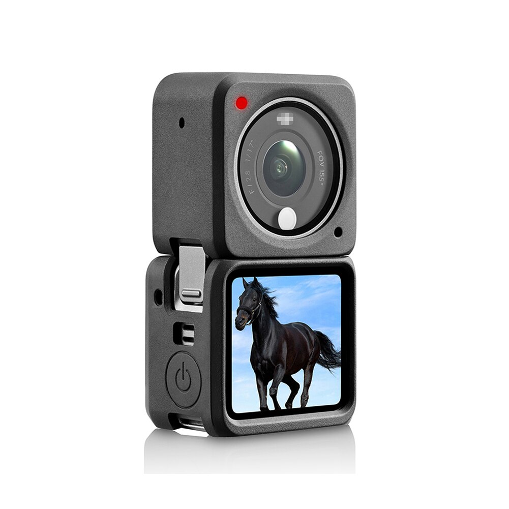 Silikonhülle zum schutz vor staub und staub für dji action 2, passend für dji osmo action 2 dual-screen-kombinationskamera.