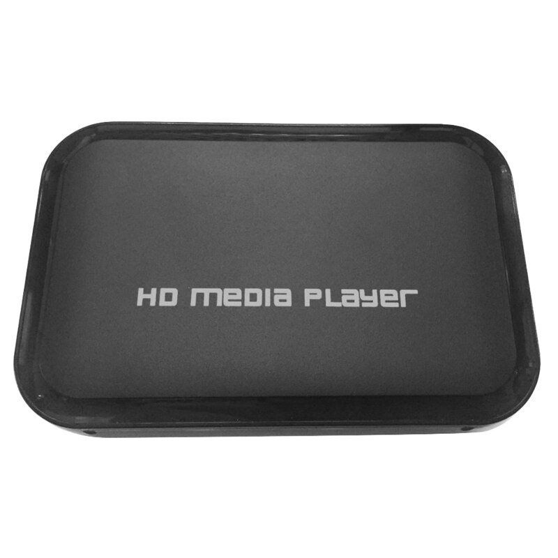 1080P H6W Portable Mini Full HD Media Center Multimedia Player Supports USB Host(US Plug)