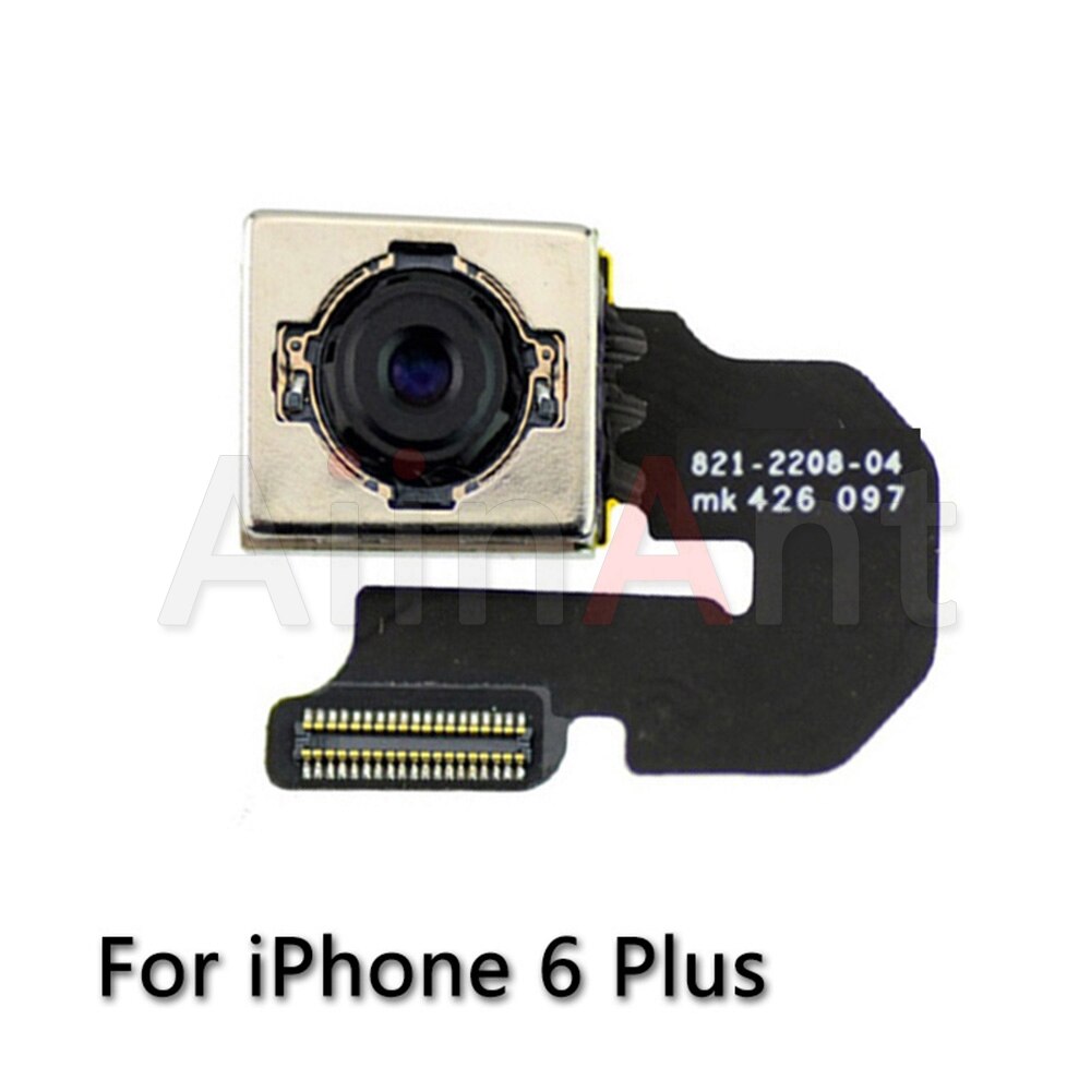 100% Original para iPhone 6 iPhone 6 6s 7 8 Plus cámara Real para iPhone X Xs X 11 Pro Max XR Cámara Flex Cable de teléfono de piezas de repuesto: For iPhone 6 Plus