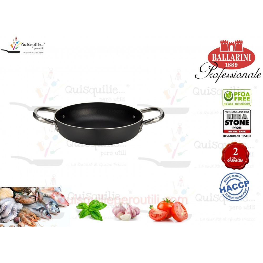 Ballarini Professionele 7002.32 braadpan, hoog, aluminium, grijs, 32 cm