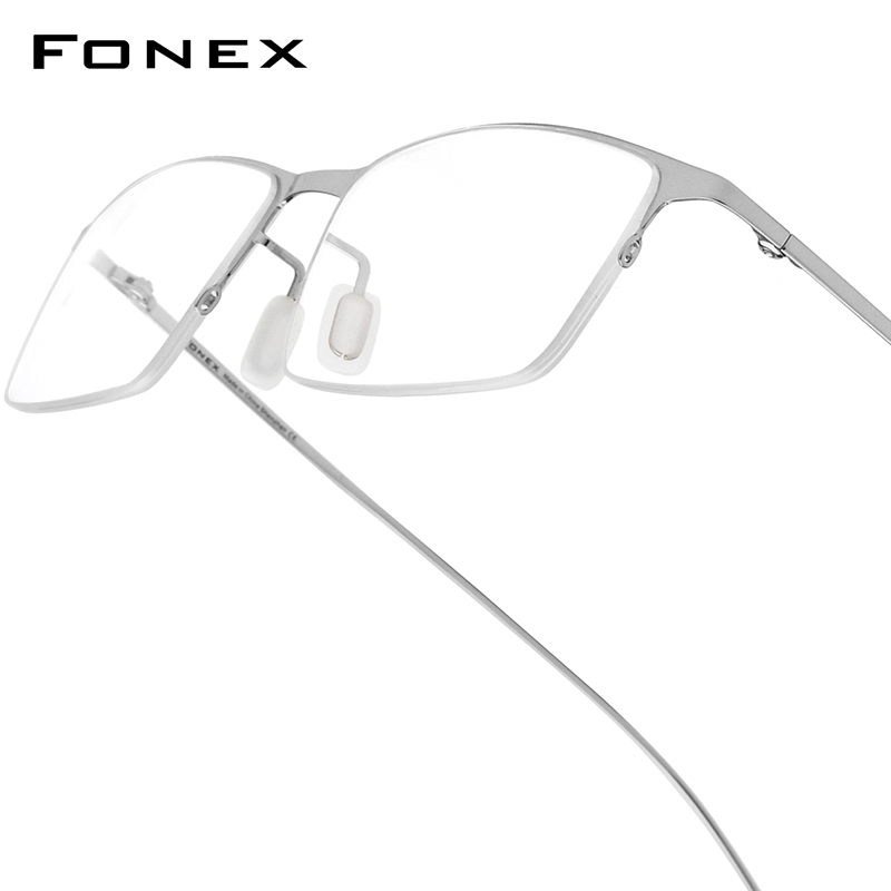 FONEX Titanium Alloy Glasses Frame Men Square – Vicedeal