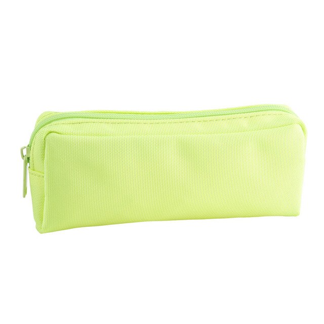 pencil case pink trousse scolaire stylo large capacity szkolne stationery papelaria kawaii estuche para lpices kalem kutusu: Fluorescent green