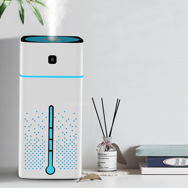 KBAYBO 1000ML USB Air Purifier Essential Aromas Oil Diffuser Ultrasonic humidificador Aromatherapy Large Capacity Mist Purifier