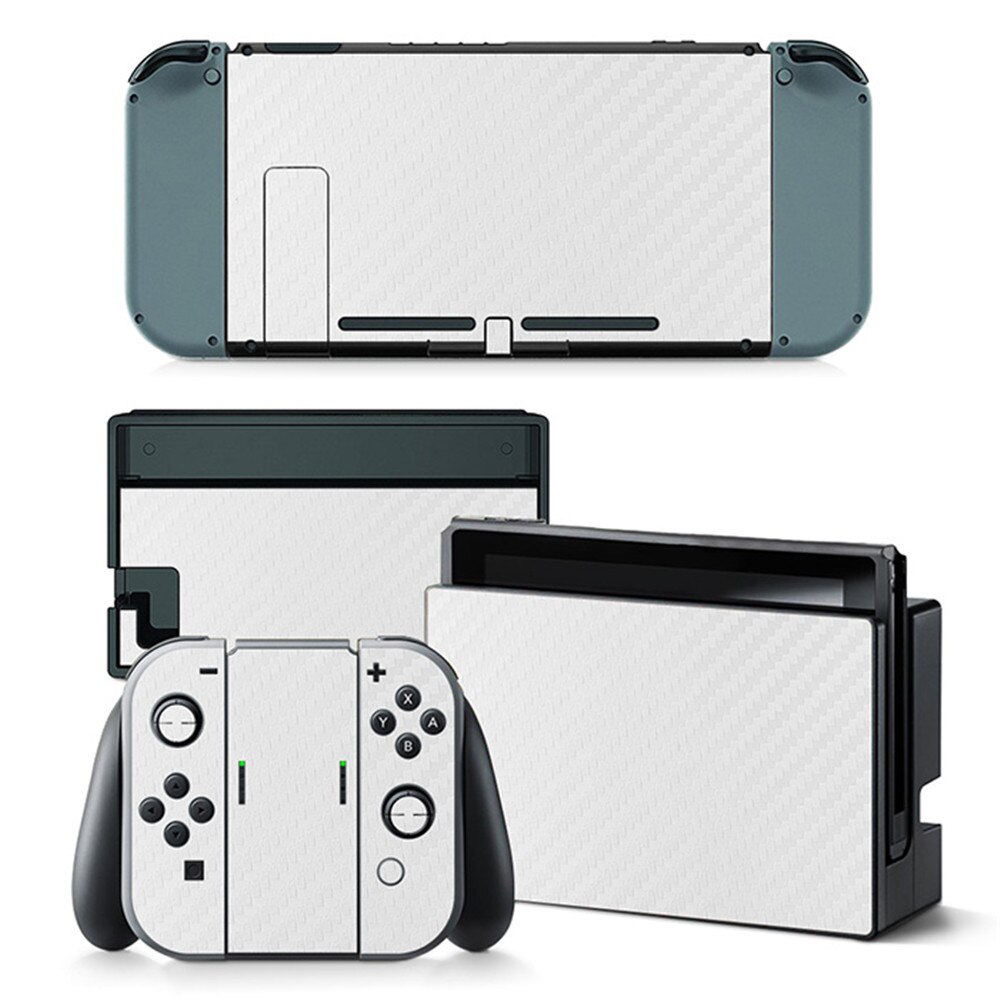Carbon Sticker Game Serie Skin Stickers Voor Nintendo Switch Goedkope Prijs Skin Stickers: WHITE