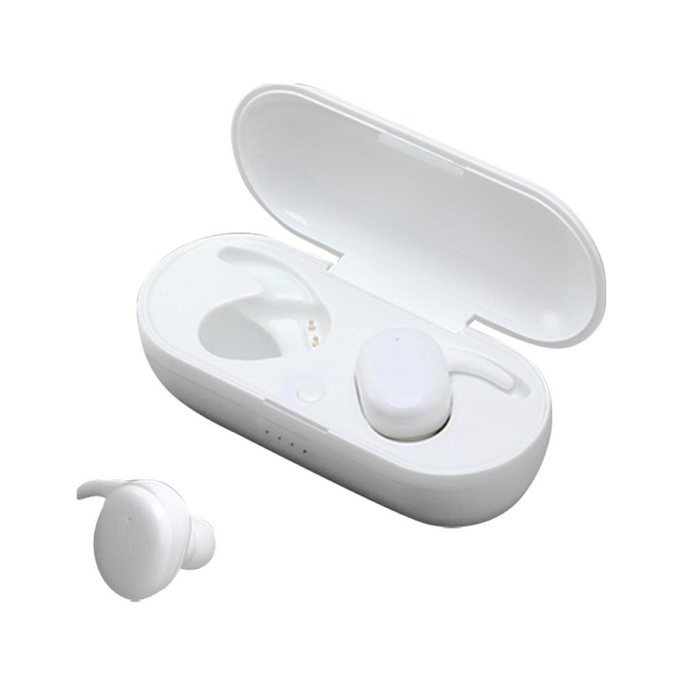 Auriculares TWS Y30 con pantalla táctil, cascos inalámbricos por bluetooth 5,0, estéreo 4D, con cancelación activa de ruido para videojuegos: Blanco