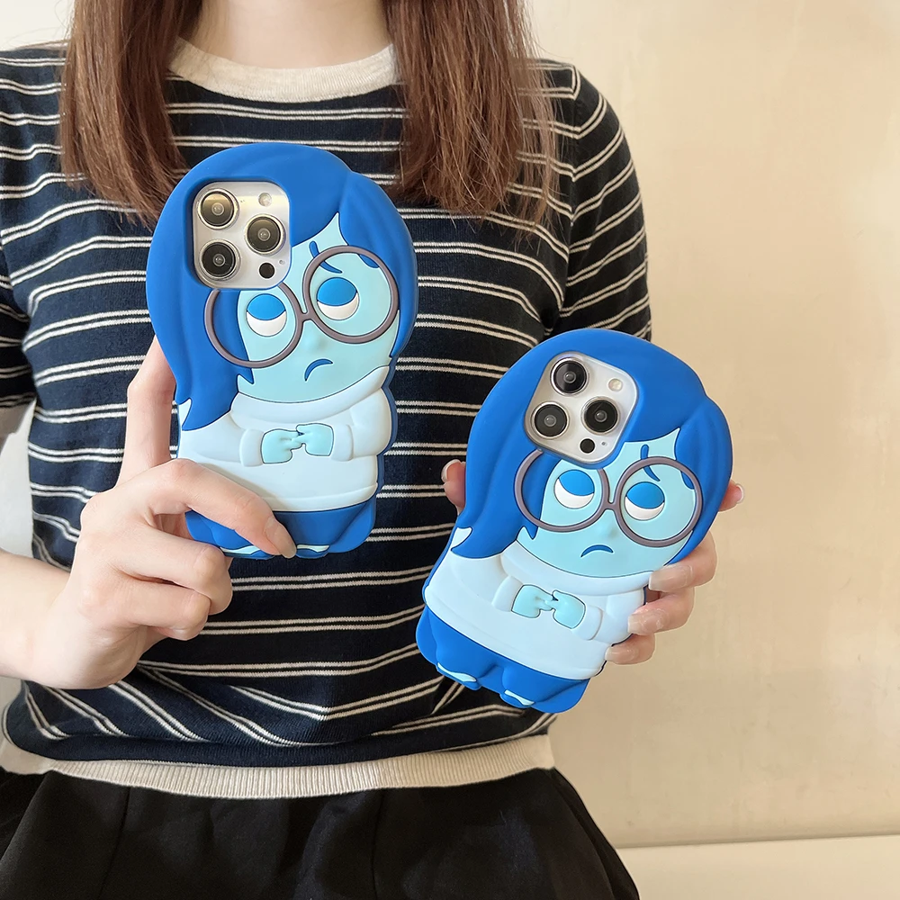 Funda de teléfono Youyou con bonitos dibujos, adecuada para iPhone 16, 15, 14, 13, 12, 11 Pro Max Plus, 3D, silicona suave, anticaída