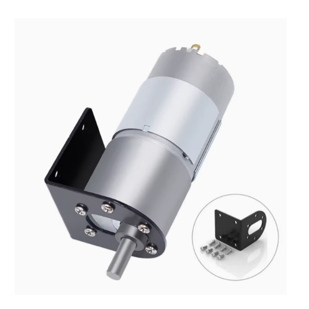 High Torque Reduction Motor JGB37-545 DC Reduction Motor DC 6V 12V 24v Low Speed Motor Forward And Reverse All-metal