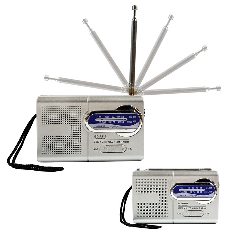 Universal Bilantenn 6 Sektioner 48/64cm Metall AM/FM - 360° Rotation