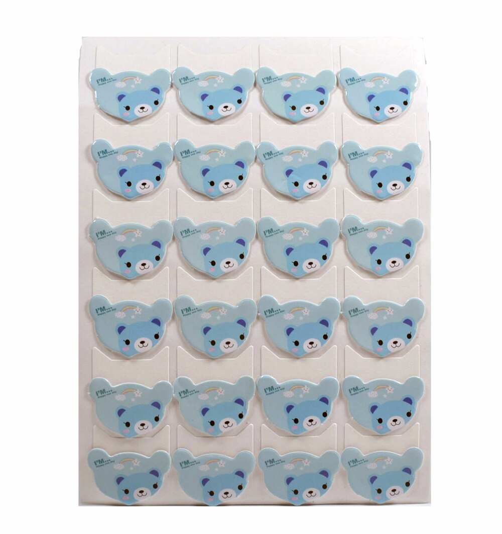 Cartoon Leuke Foto Hoek Stickers Voor DIY Baby Fotoalbum of Scrapbook Album 24 stks/vel