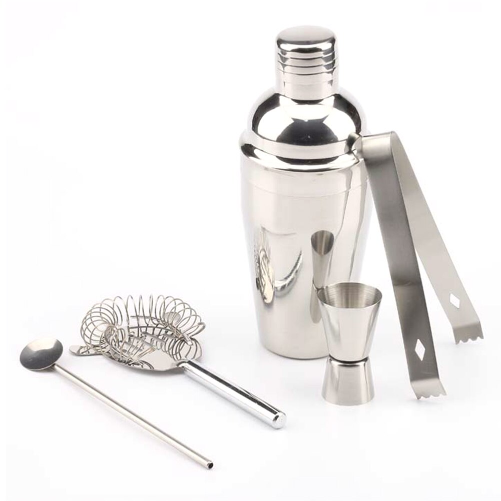 Roestvrijstalen cocktailshaker, bar, feestwijn, martini-drinkmixerset