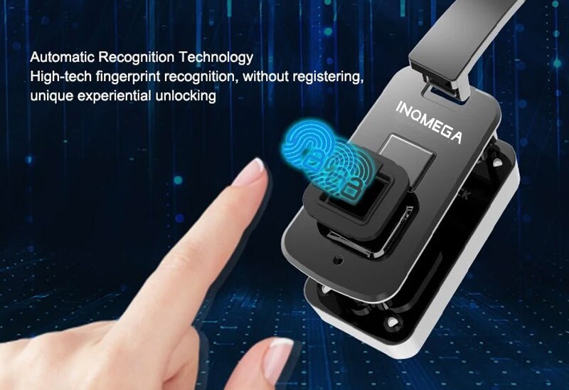 Anti-theft Fingerprint lock High-Tech Smart Bag Lock Access Control Lock Embedded lock for handbag wallet backpack Safety