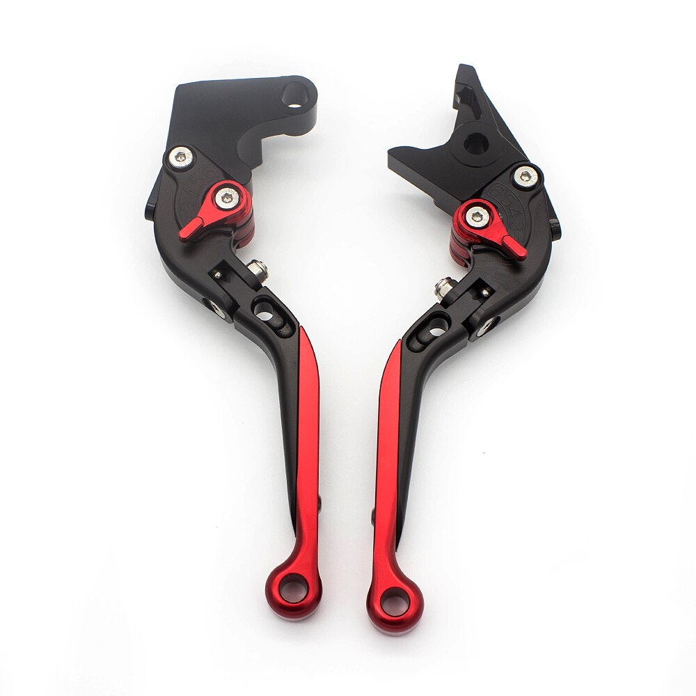 Adjustable Levers Motorbike Brake Lever Clutch Handle For Husqvarna SMR 450 2006: Fold Extend Red