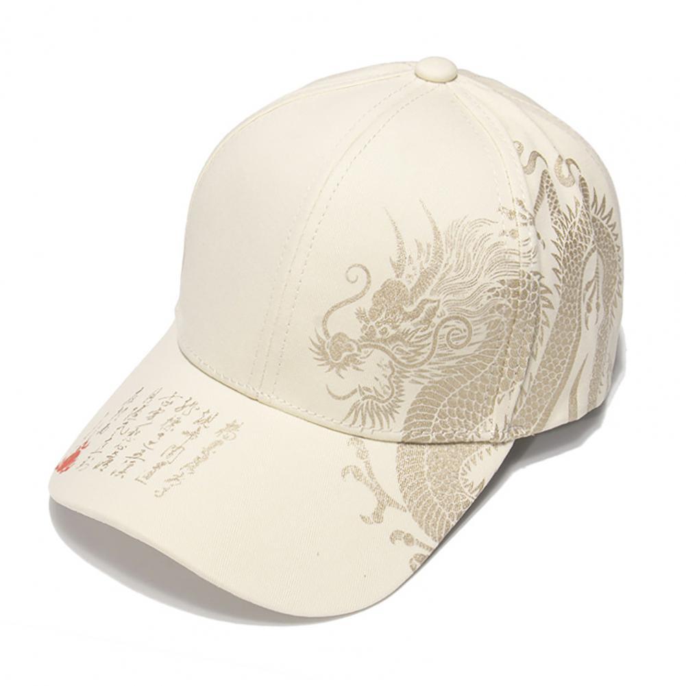 Baseball Hat Font Elements Adjustable Couple Models Chinese Style Baseball Cap for School
