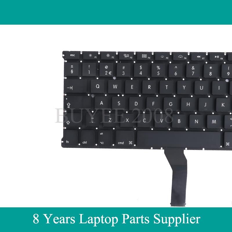 Dla Macbook Air 13.3 "Laptop A1369 A1466 koreański czeski tajski szwajcarski duński węgierski holenderski klawiatury 2011-2015 rok wymiana