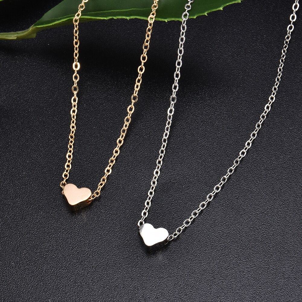 Women Lady Key Heart Star Pendant Beach Chocker Chain Necklace Simple Choker Party Dress Necklaces Jewelry