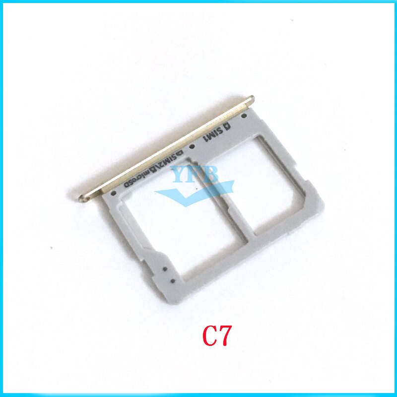 For samsung galaxy  c5 c 5000 c 7 c7000 sim-kortleser sim-brett holder holderstatning reparasjon reservedeler